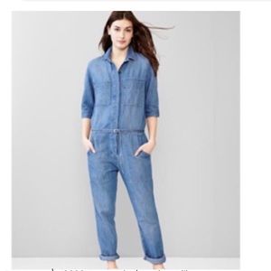 GAP Women’s Denim Utility Jumpsuit Size Small